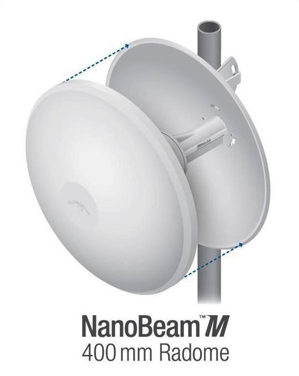 UBIQUITI • NBE-RAD-400 • Radomový kryt pro outdoor jednotku NanoBeam (400mm)