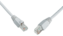 SOLARIX • C5E-315GY-3MB • Patch kabel CAT5E SFTP PVC 3m šedý snag-proof