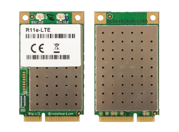 MIKROTIK • R11e-LTE • 2G/3G/4G/LTE miniPCI-e modul