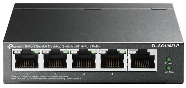 TP-LINK • TL-SG1005LP • PoE switch