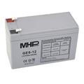 MHPower • GE9-12 • Gelový akumulátor 12V/9Ah, Faston F2 - 6,3mm, Deep Cycle