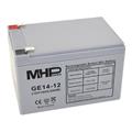 MHPower • GE14-12 • Gelový akumulátor 12V/14Ah, Faston F2 - 6,3mm, Deep Cycle