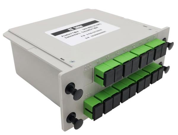 WiFiHW • PLC-IM-1X16-SC-APC • Modulový PLC splitter, G657A, 1:16