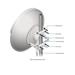 UBIQUITI • RD-5G31-AC • airMAX®ac 2x2 PtP duplexní parabolická anténa RocketDish 31dBi