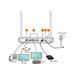 Huawei • EG8145X6 • WiFi6 GPON ONT (1x GPON, 4x RJ45 1000Mb/s, 1x RJ11, 1x USB, WiFi 2,4+5GHz)