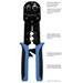 Jonard • UC-4511 • Krimpovací kleště (CAT3 až CAT6A) RJ45, RJ11/12