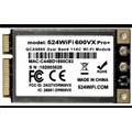 524WIFI • 600vx-ProPlus • miniPCIe Wi-Fi module, 2x2 MIMO 802.11ac, 2,4 GHz / 5 GHz QCA 9880 Advanced Edition