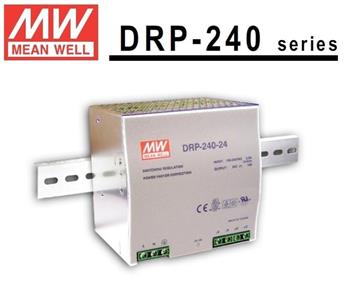 MEANWELL • DRP-240-48 • Průmyslový napájecí zdroj 48V 5A na DIN lištu