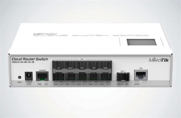 MIKROTIK • CRS212-1G-10S-1S+IN • Cloud Router Switch