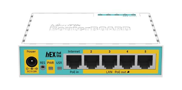 MIKROTIK • RB750UPr2 • Ethernet Router hEX PoE lite