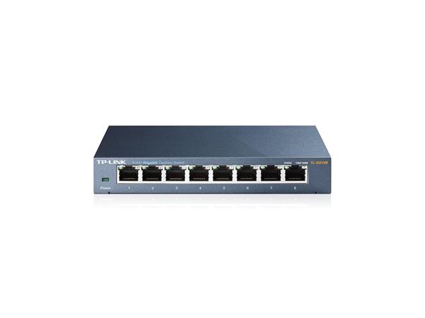 TP-LINK • TL-SG108 • 8-portový stolní switch 10/100/1000 Mbit/s