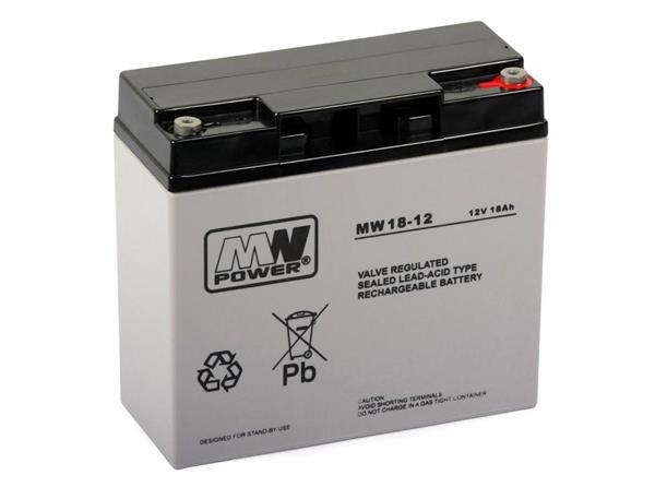 GLP • MW18-12 • Hermetized Pb battery 12V/18Ah
