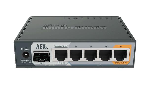 MIKROTIK • RB760iGS • Ethernet Router hEX S
