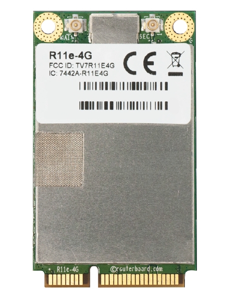 MIKROTIK • R11e-4G • 4G/LTE miniPCI-e modul
