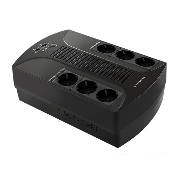 QOLTEC • UPS-QTC-53965 • UPS 230V 650VA | 390W | 2xUSB