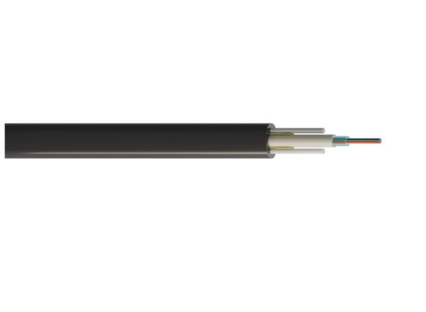 FIBRAIN • AERO-DF03-012-D-0XC20TT • Optický kabel, FLAT DROP, SM, 12-vlákno, 9/125, G.657A1, 4,8 x 9,3mm, 1300N