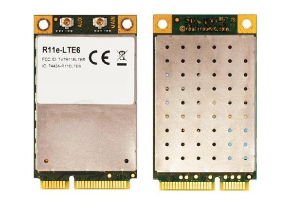 MIKROTIK • R11e-LTE6 • 2G/3G/LTE6 miniPCI-e modul