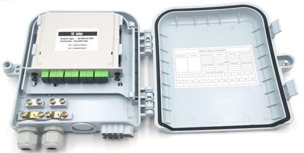 WIFIHW • SJ-ODB-04A-1 • Distribuční box, nástěnný, 8 vláken, neosazený