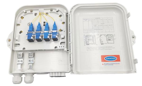 WIFIHW • SJ-ODB-SK03-B • Distribuční box, nástěnný, 8 vláken, neosazený