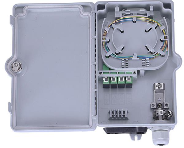 WIFIHW • SJ-ODB-SK01-4A • Distribuční box, nástěnný, 4 vlákna, neosazený