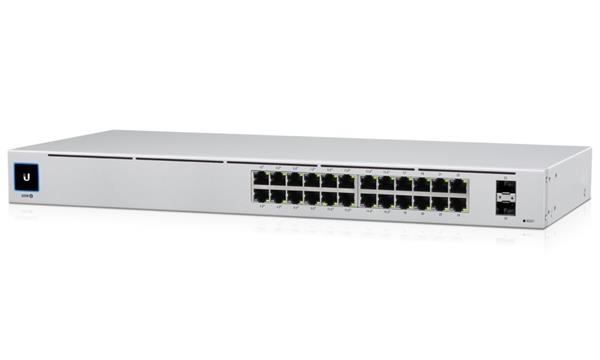 UBIQUITI • USW-24-POE • UniFi Switch 24x GB LAN, 2x SFP, POE