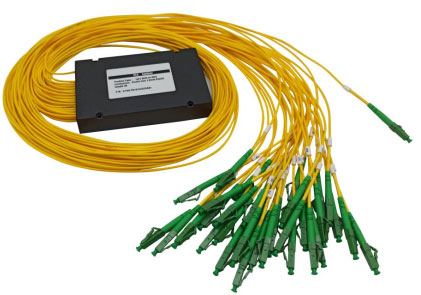 WiFiHW • PLC-CT-1x16-LC-APC-2.0 • Kazetový optický splitter (ABS box), 1x16 LC/APC 2,0 mm