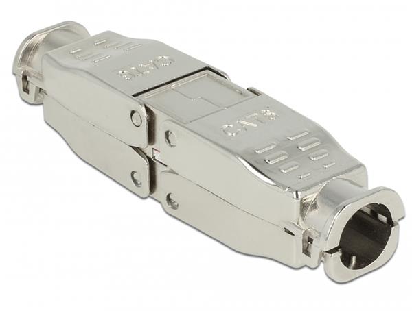 Delock • SP-86428 • Stíněná spojka RJ45 STP Cat6 zařezávací