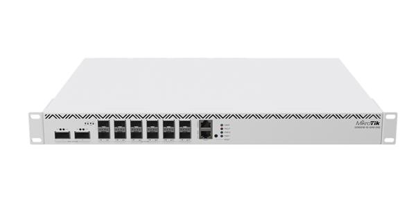 MIKROTIK • CCR2216-1G-12XS-2XQ • 12x 25G SFP28, 2x 100G QSFP28 CloudCore Router