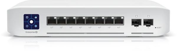 UBIQUITI • USW-Enterprise-8-PoE • Enterprise 802.3at PoE-out switch 8x 2.5GB LAN, 2x SFP+