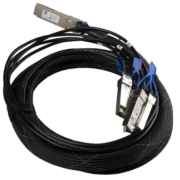 MIKROTIK • XQ+BC0003-XS+ • QSFP28 na 4xSFP28 rozbočovací kabel