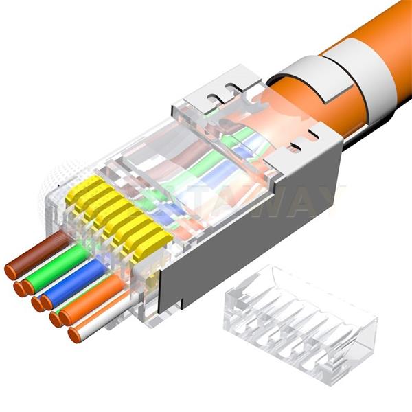 DATAWAY • DW-CO-RJ45-6A-FTP-industrial-EASY • Stíněný konektor RJ45 FTP, CAT6A, EASY, INDUSTRIAL