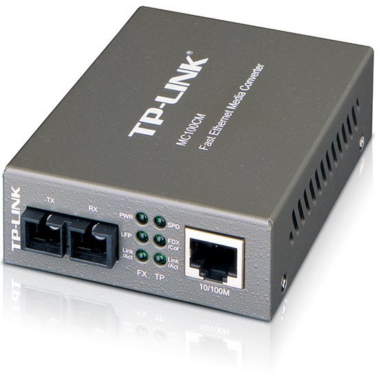 TP-LINK • MC100CM • konvertor 1x10/100M RJ45 / 1 x multi-mode