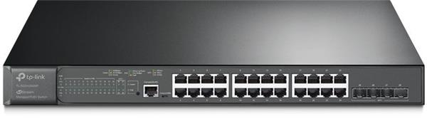 TP-LINK • TL-SG3428XMP • 24-Port Gigabit and 4-Port 10GE SFP+ L2+ Managed Switch with 24-Port PoE+