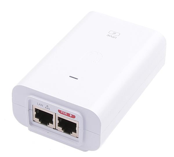 UBIQUITI • U-POE-af • Gigabitový PoE Injektor 48V/0.32A (15,4W)