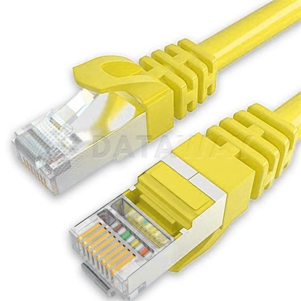 DATAWAY • DW-F5E-010-YL • patch kabel CAT5E, FTP PVC, 1m, žlutý