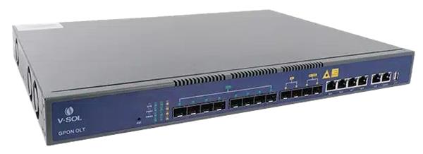 V-SOL • V1600G1-B • GPON OLT 8*GPON,4GE(RJ45)+2*GE(SFP)+2*10GE(SFP+ )