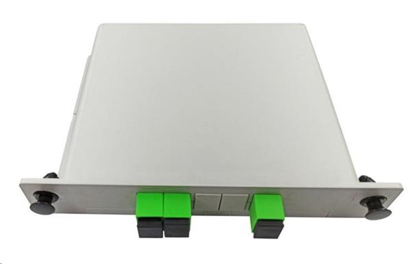 WiFiHW • PLC-IM-1X2-SC-APC • Modulový PLC splitter, G657A, 1:2, SC/APC