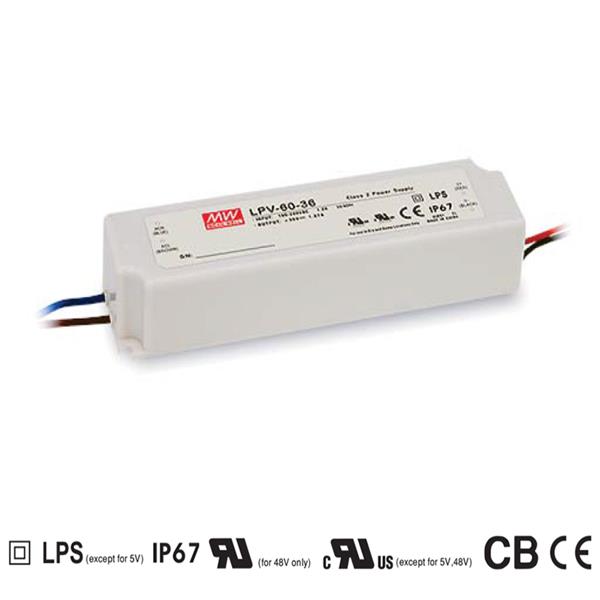 MEANWELL • LPV-20-12 • Napájecí zdroj pro LED 20W 12V