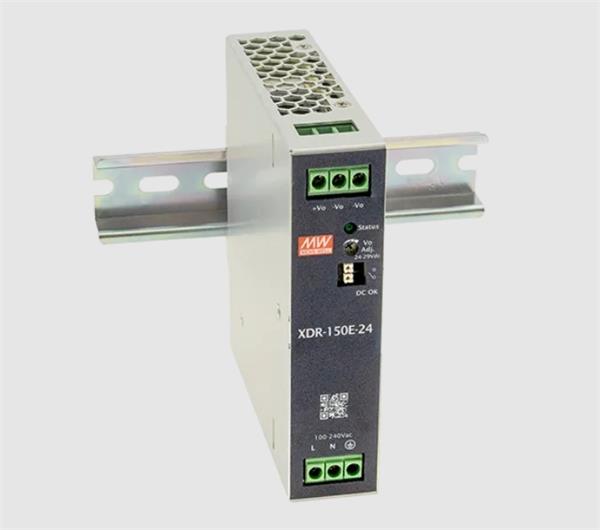 MEANWELL • XDR-150E-24 • Průmyslový napájecí spínaný zdroj 24V 150W na DIN