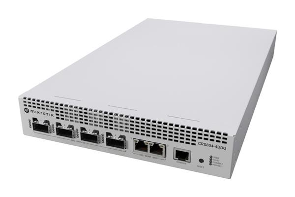 MIKROTIK • CRS804-4DDQ-hRM • 400GB Cloud Router Switch CRS804 DDQ